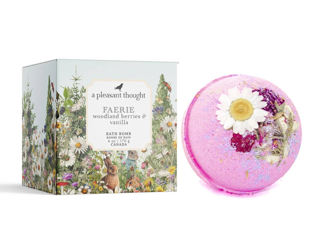 A Pleasant Thought - FAERIE | WOODLAND BERRIES & COZY WOODS | BATH BOMB