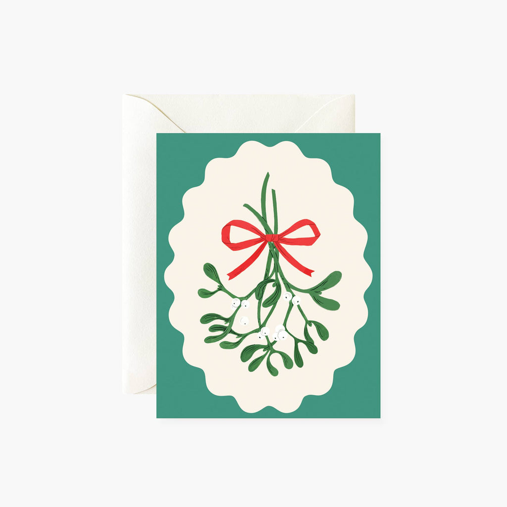Mistletoe Christmas Card