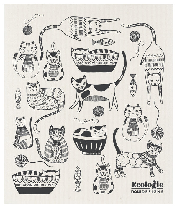 Swedish Dishcloth Purr Party - Belle De Provence