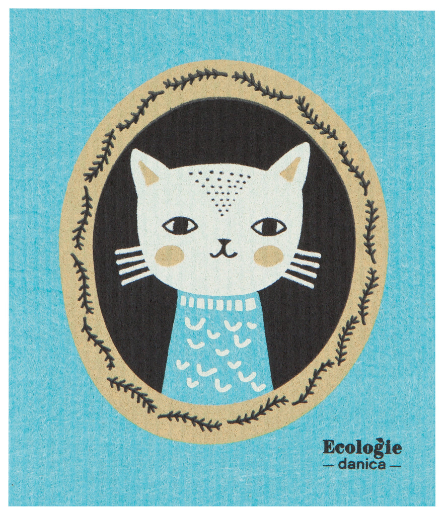 Swedish Dishcloth Picture Purrfect