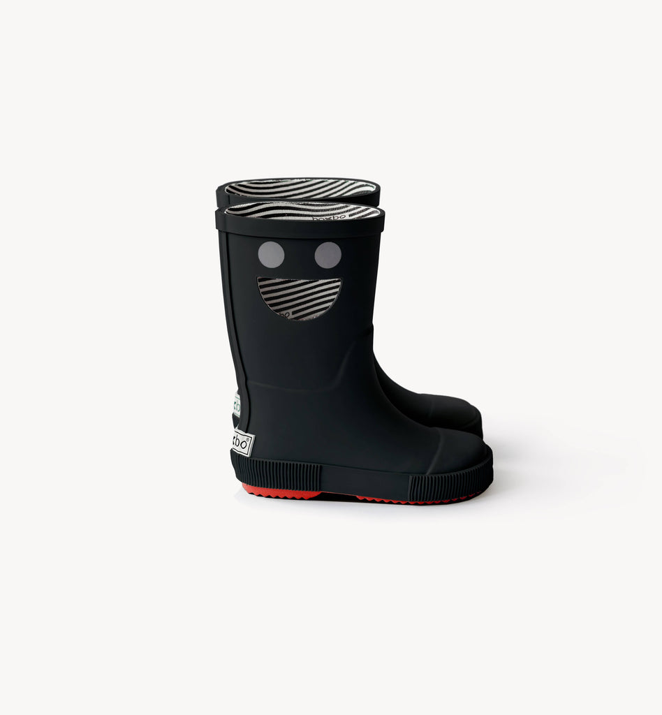 Kids Rain Boots Black: 25