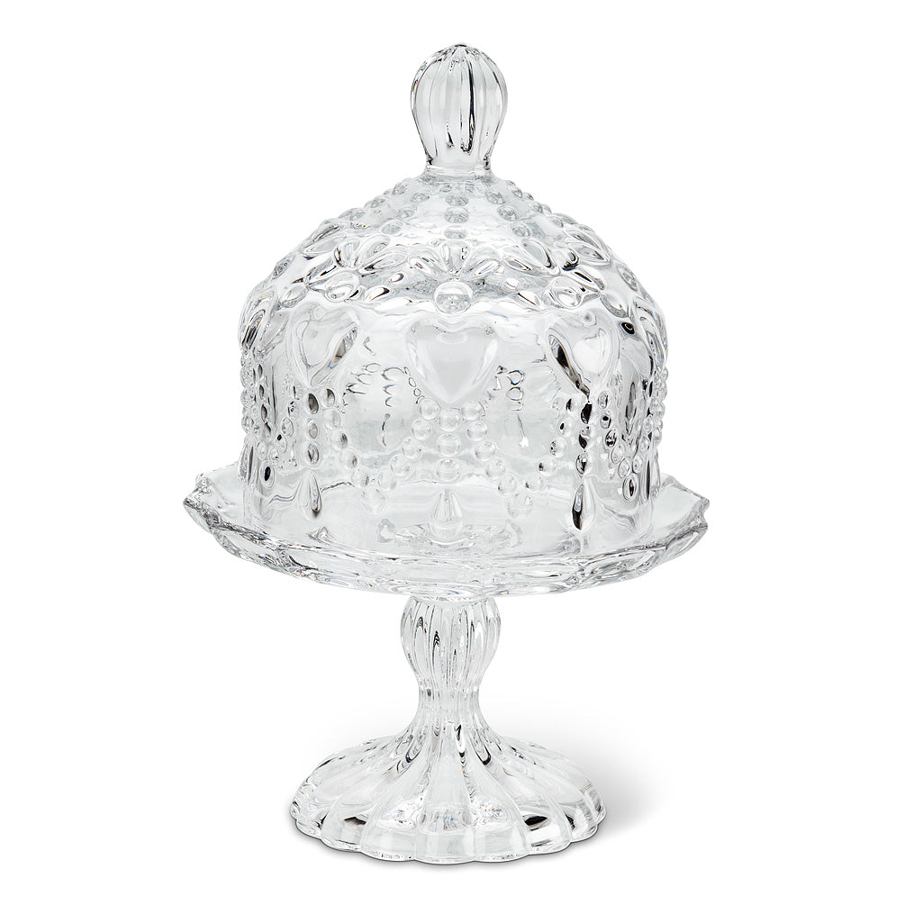 Small Covered Pedestal Plate - Belle De Provence