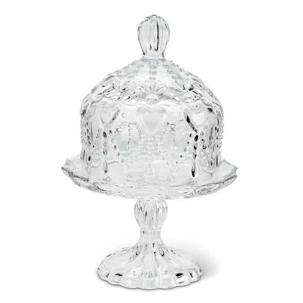 Small Covered Pedestal Plate - Belle De Provence
