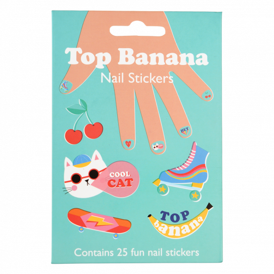 Top Banana Nail Stickers