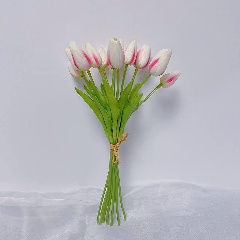White Pink Tulip Bouquet