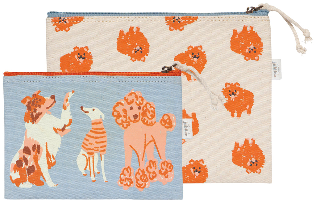 Puppos Zip Pouch Set of 2