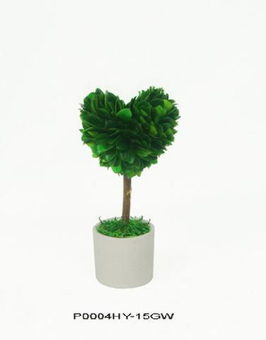 Mini Heart Topiary - Belle De Provence