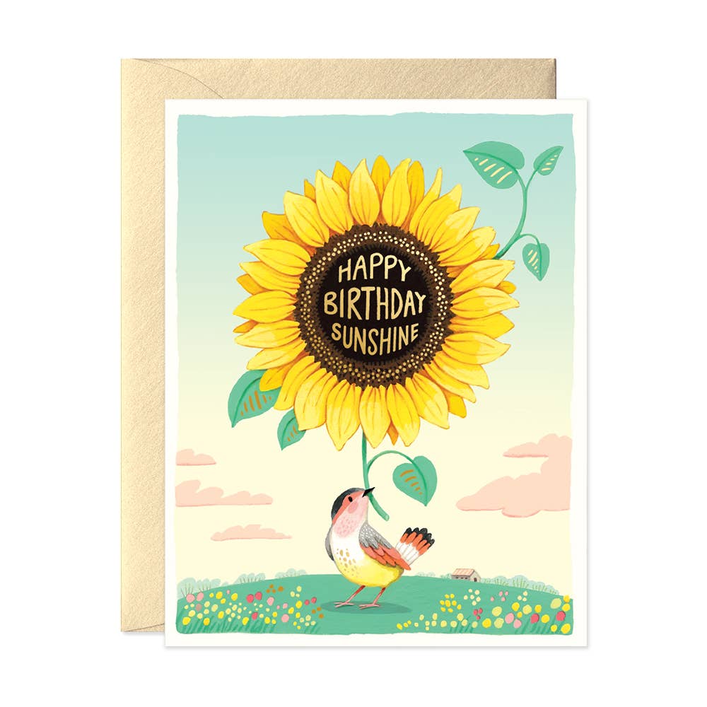 Sunflower Birthday Card