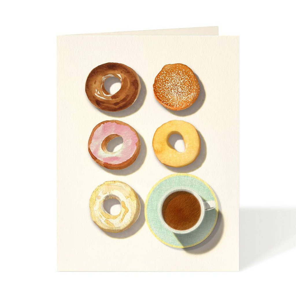 Doughnuts and Coffee Everyday Card
