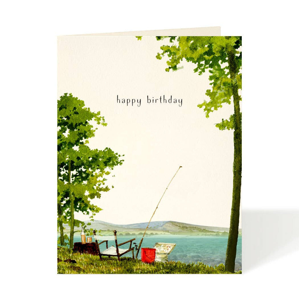 Gone Fishing Birthday Cards