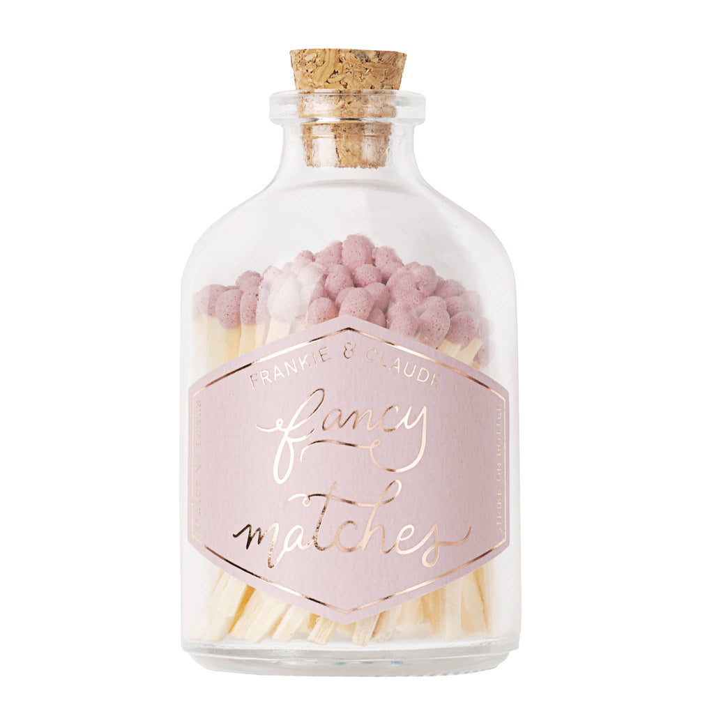 Fancy Matches: Lilac Purple Small Match Jar