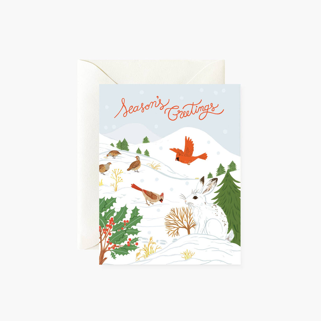Season's Greetings Christmas Card