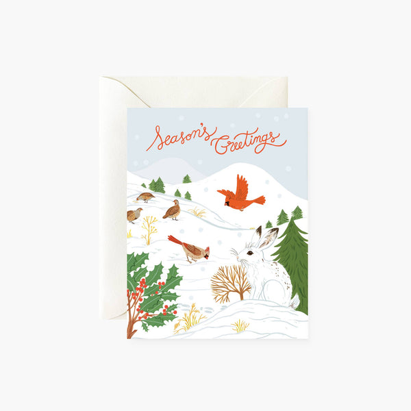 Season's Greetings Christmas Card