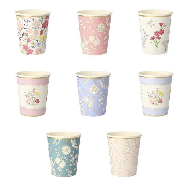 Garden Party Paper Cups - Belle De Provence