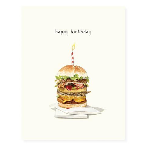 Birthday Burger Card - Belle De Provence