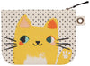 Large Cat Zip Pouch - Belle De Provence
