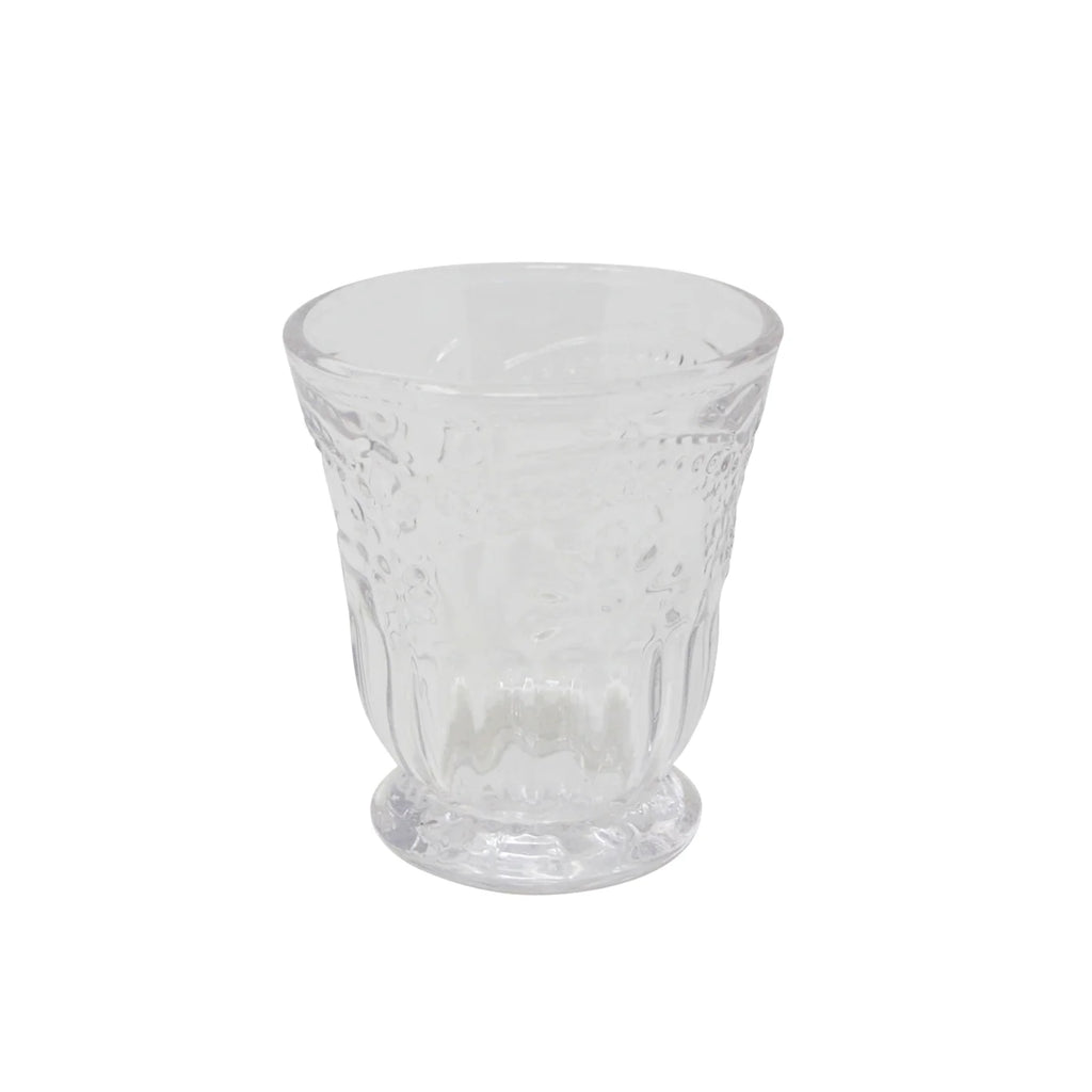 Clear Pattern Glass Tumbler