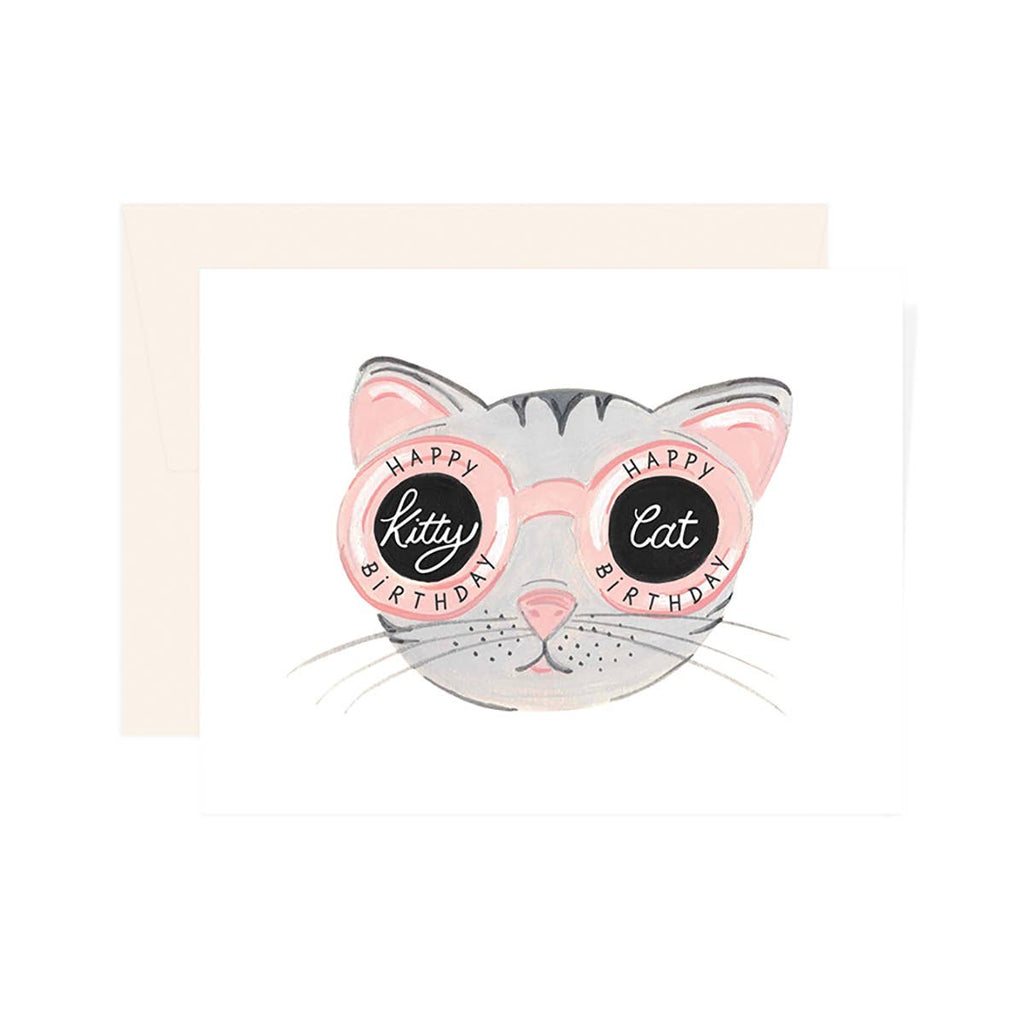 Paige & Willow - Kitty Cat Birthday Card