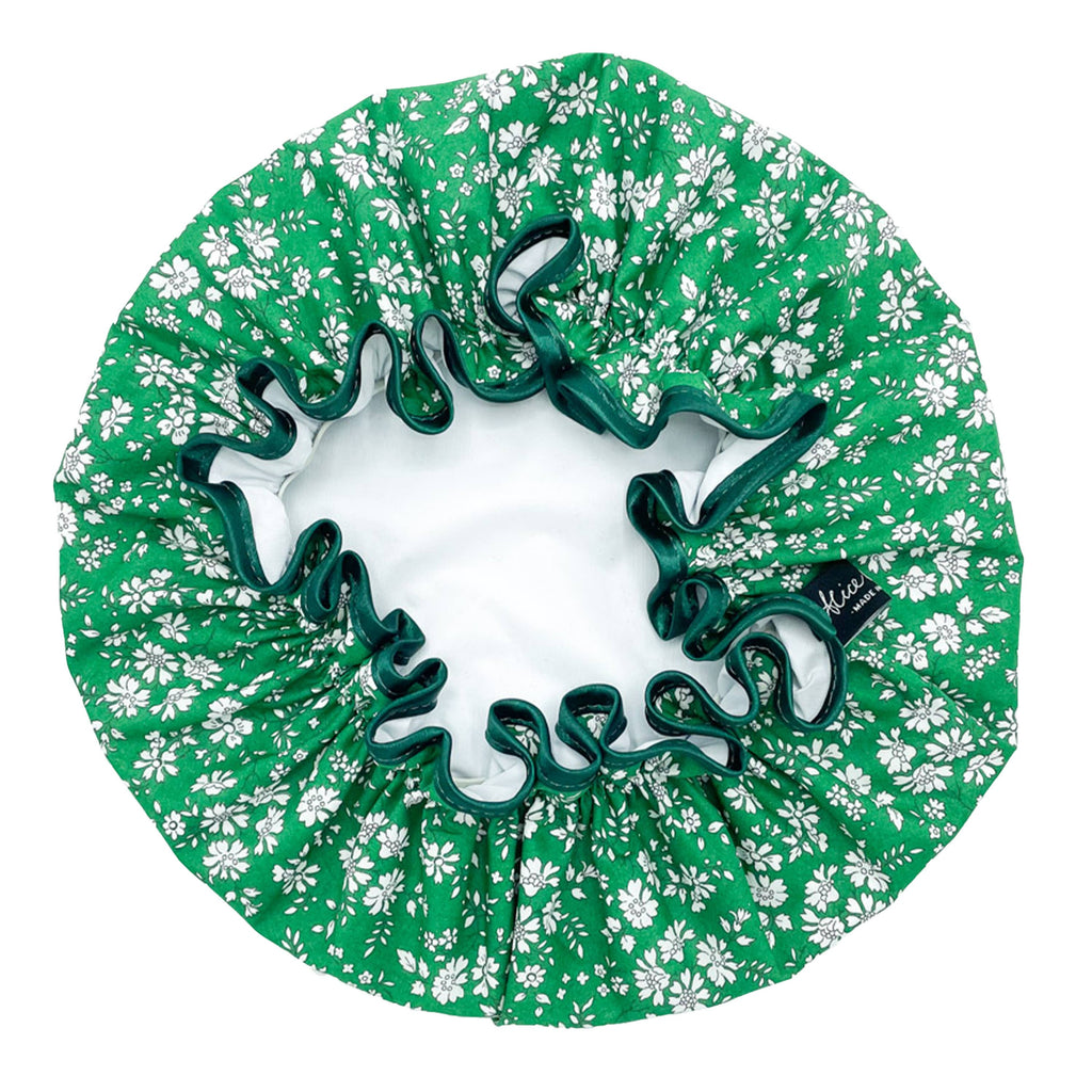 Alice Caroline - Liberty Shower Cap Capel Emerald