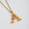 Alex Monroe - Gold Floral Alphabet Necklace - Belle De Provence