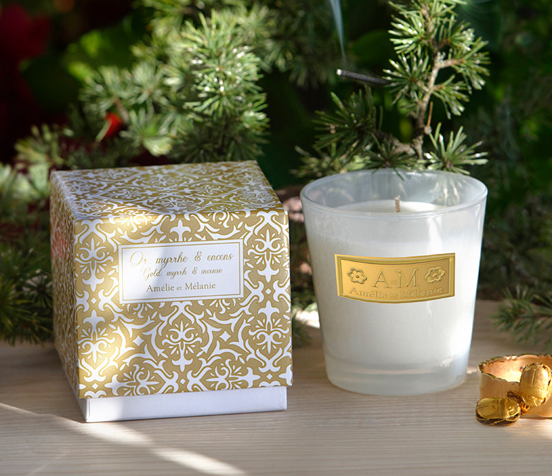 Gold, Myrrh & Incense 160g Scented Candle