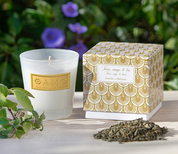 Theia, Sage & Linen 160g Scented Candle