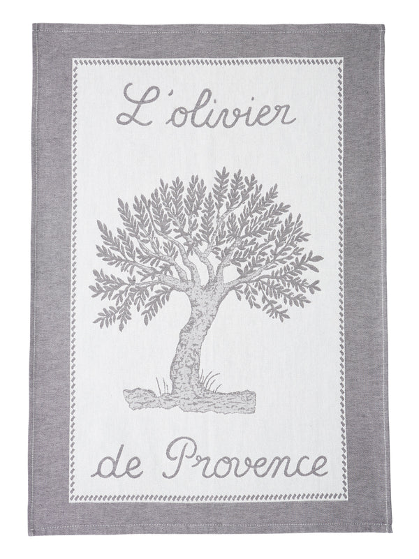 Olivier Noir Tea Towel - Belle De Provence