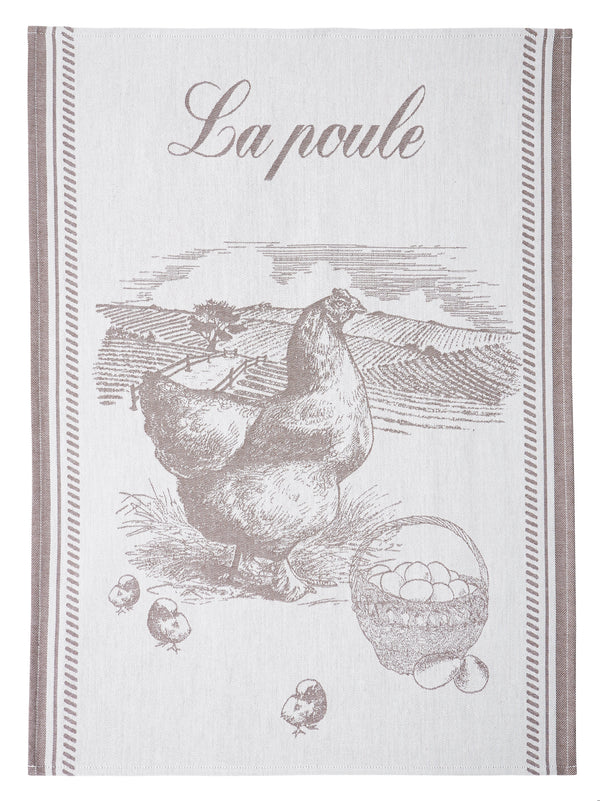 La Poule Tea Towel - Belle De Provence