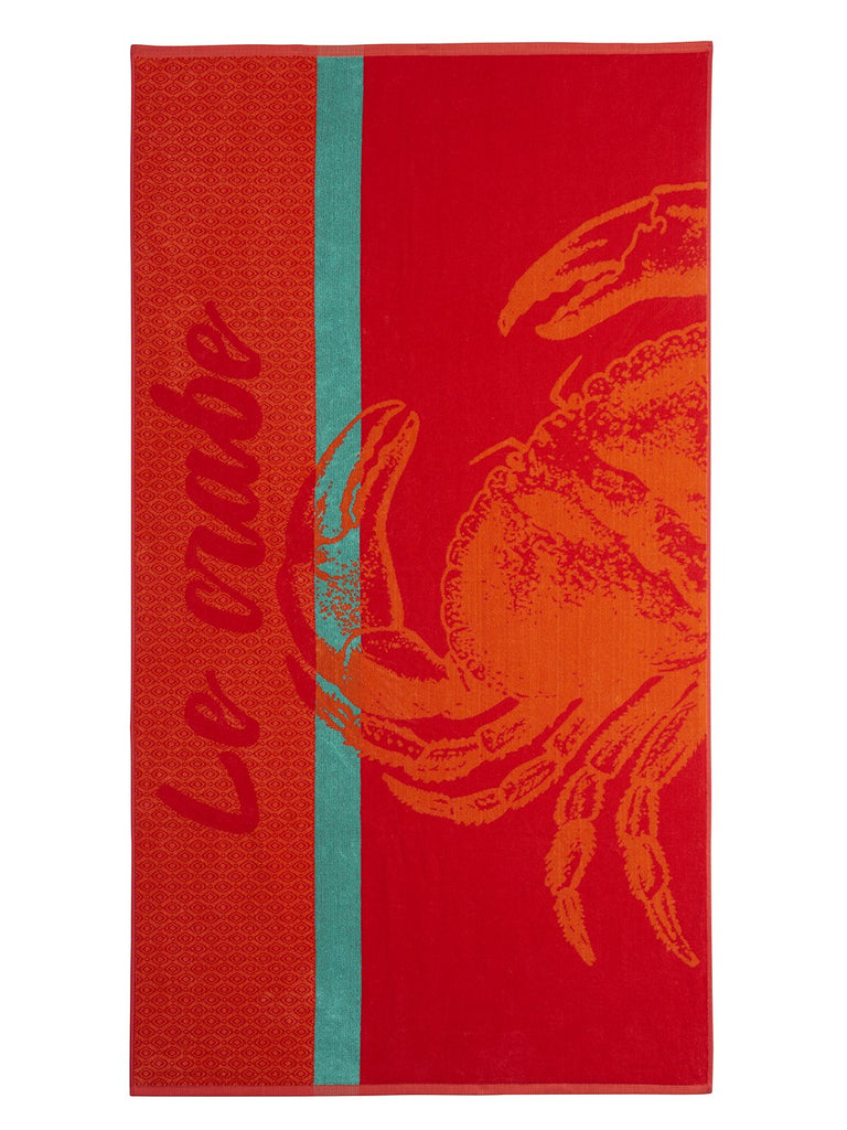 Crabe Tea Towel - Belle De Provence