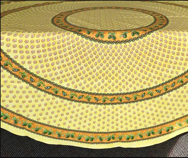 Le Cluny - Tablecloth Monaco Yellow - Belle De Provence