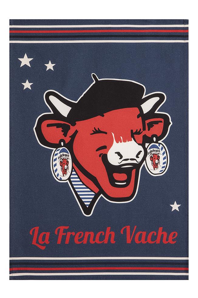 La Vache Qui Rit French Vache Tea Towel - Belle De Provence
