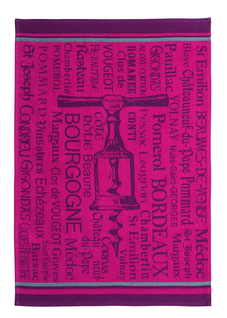 Tire Bouchons Bordeaux Tea Towel - Belle De Provence
