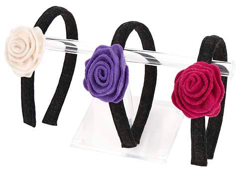 Felt Rose Headband - Belle De Provence