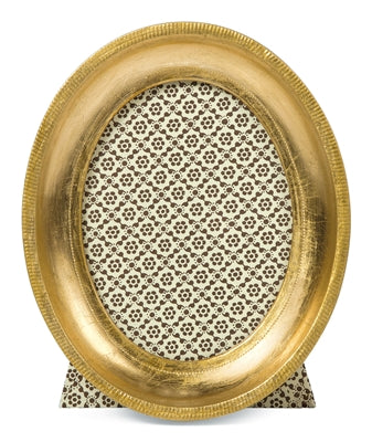 Oval Gold Leaf Picture Frame 4" - Belle De Provence