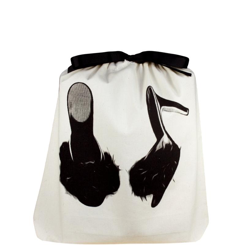Feather Slippers Shoe Bag - Belle De Provence