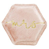 Velvet Ring Box - Mrs - Belle De Provence