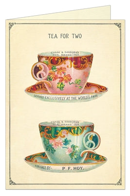 Tea for Two Greeting Card - Belle De Provence