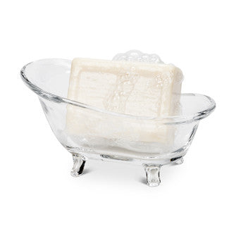 Glass Bathtub Soap Dish - Belle De Provence