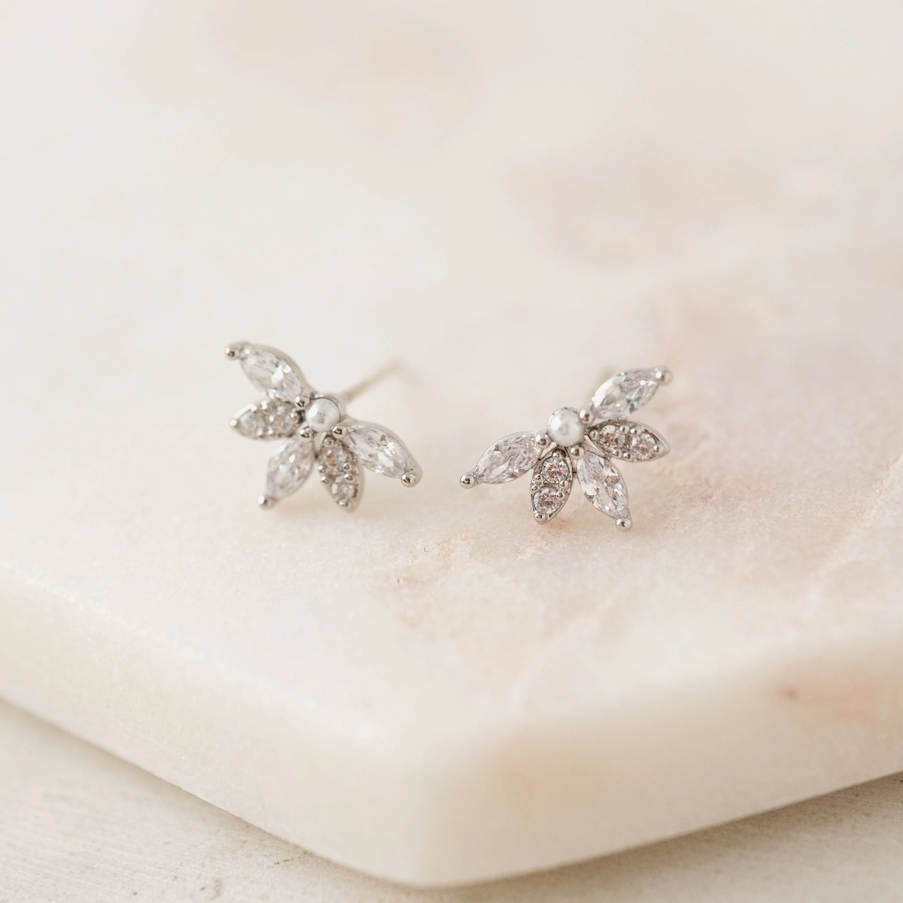 Harlowe Stud Earrings Silver