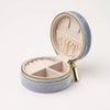 J'Adore Circle Jewelry Box Sky Blue