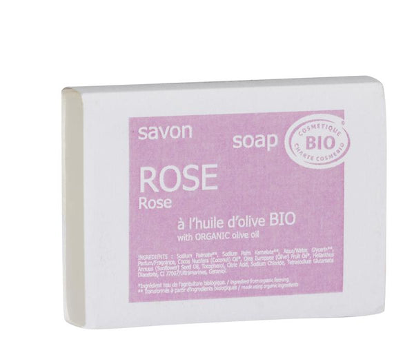 Organic 100g Rose Soap - Belle De Provence