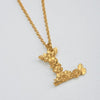 Alex Monroe - Gold Floral Alphabet Necklace - Belle De Provence