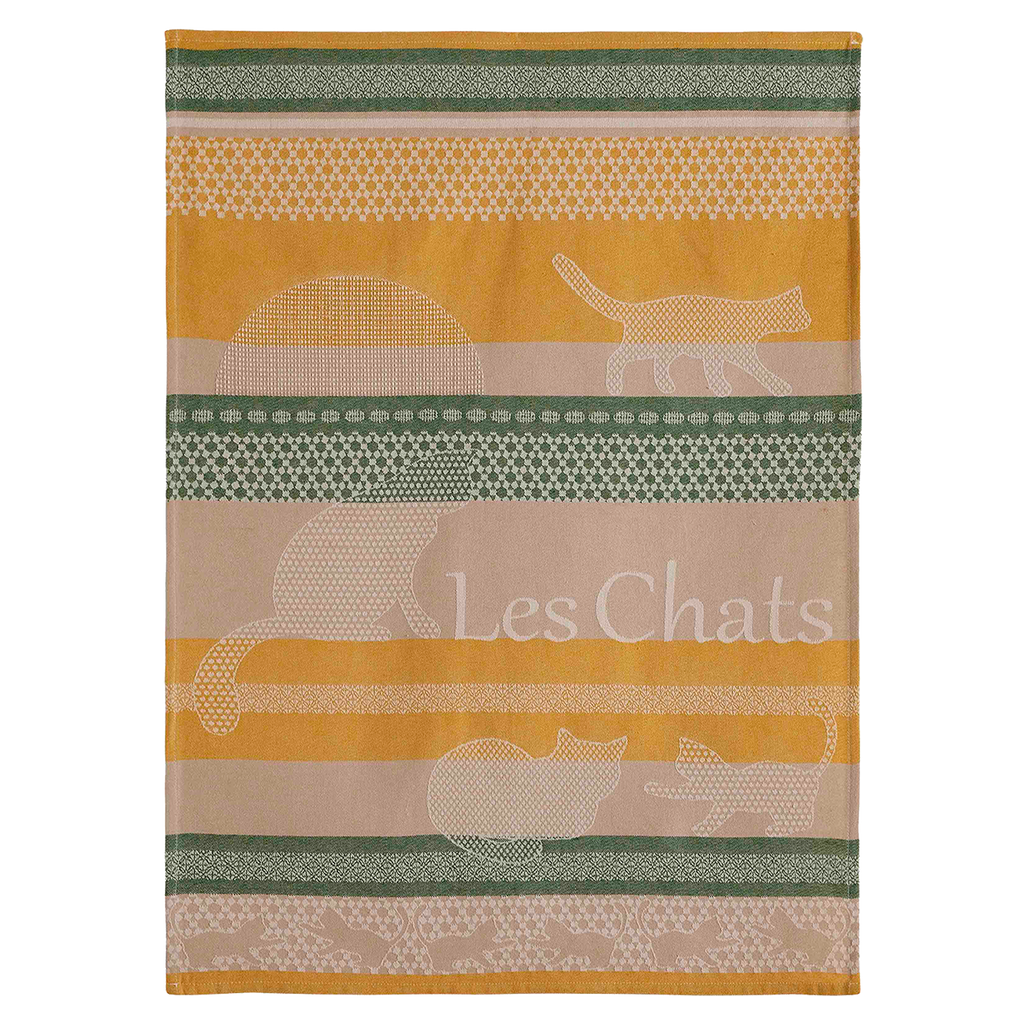 Les Chats Tea Towel