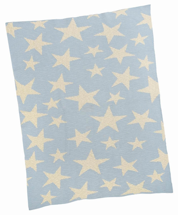 Blue Multi Star Baby Blanket - Belle De Provence
