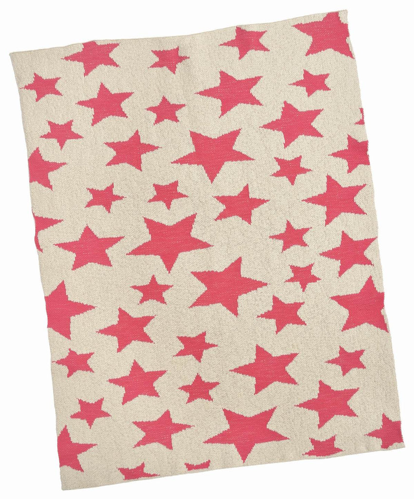 Pink Stars Baby Blanket - Belle De Provence