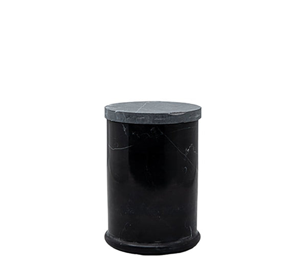 Black Marble Cotton Holder - Belle De Provence