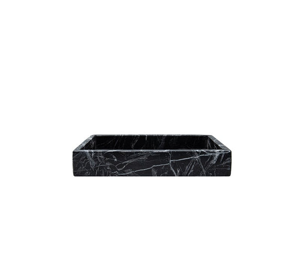 Black Marble Medium Tray - Belle De Provence