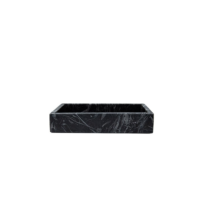 Black Marble Napkin Tray - Belle De Provence