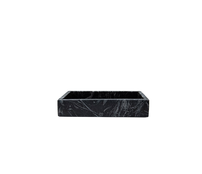 Black Marble Napkin Tray - Belle De Provence