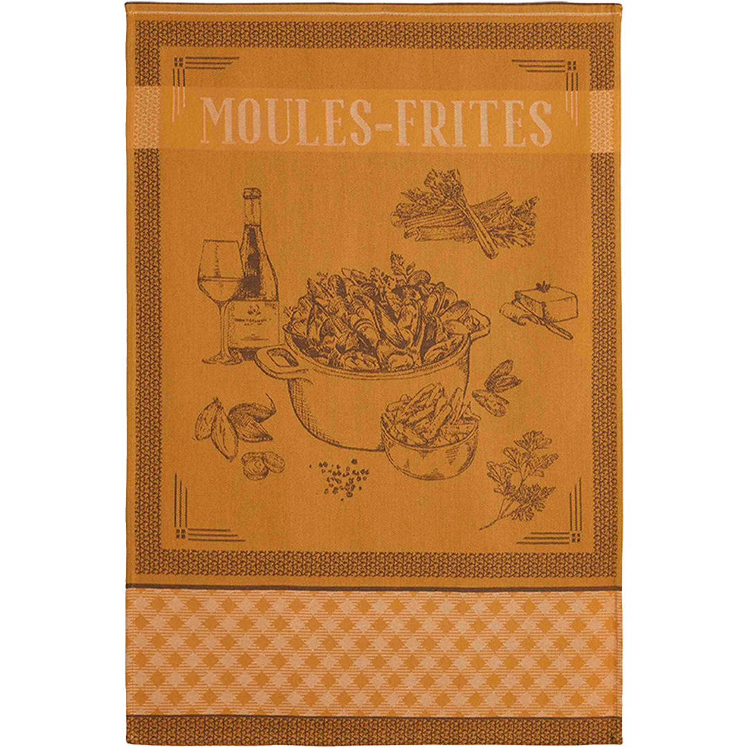 Coucke - Moules Frites Tea Towel